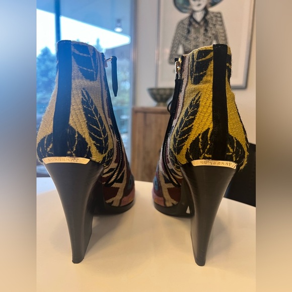 🩷Burberry - Porsum lace up peep toe booties - 41 (10) - Picture 4 of 15